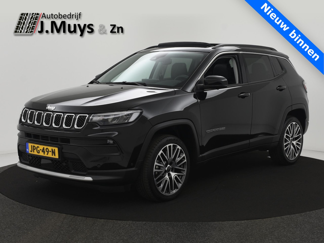 Jeep Compass - 1.5T e-Hybrid Limited PANODAK|WINTERPACK|ACC|BLIS|ELEK.ACHTERKLEP|19INCH|360CAMERA|NAVI - AutoWereld.nl