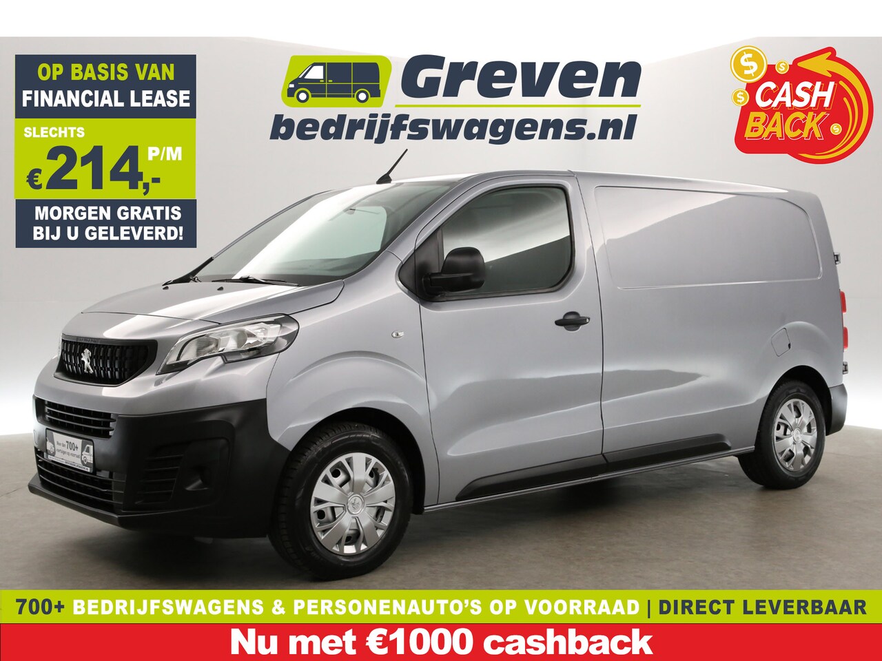 Peugeot Expert - 1.5 BlueHDI L2H1 | Airco | Cruise | Trekhaak | Parkeersens. | Elektrpakket - AutoWereld.nl