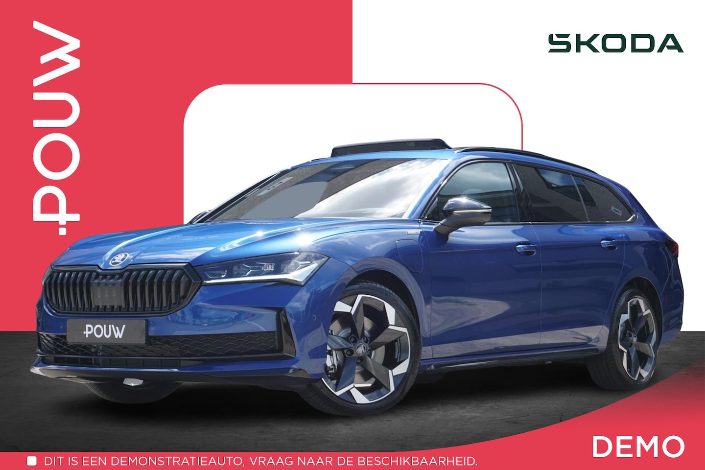 Skoda Superb Combi - 1.5 TSI 204pk PHEV DSG Sportline Business | CANTON Soundsyteem | Panoramadak | LMV 19'' - AutoWereld.nl