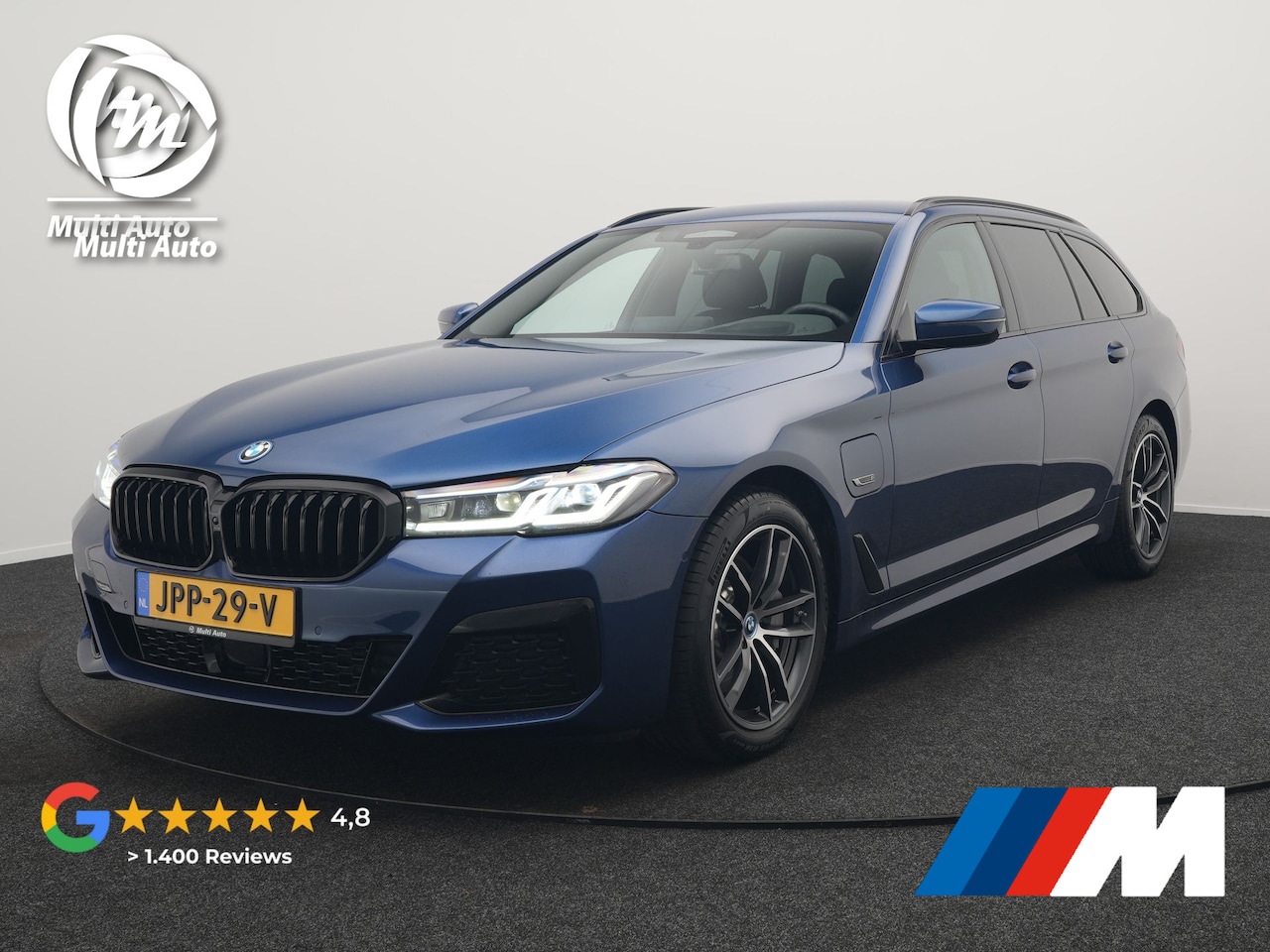 BMW 5-serie Touring - 530e M Sport Plug In Hybrid 294pk PHEV | Adaptive Cruise | Laser LED | Head Up | Camera | - AutoWereld.nl