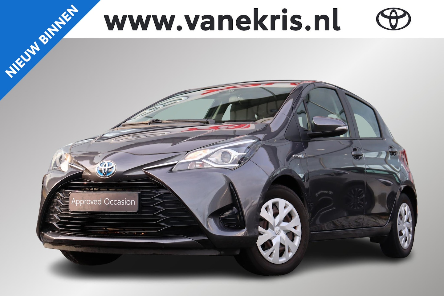 Toyota Yaris - 1.5 Hybrid Aspiration 1.5 Hybrid Aspiration, Bluetooth, Airco, Parkeercamera, Lane assist, Pre Collision warning - AutoWereld.nl