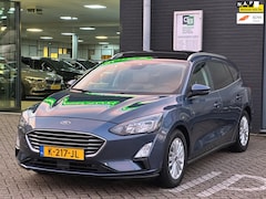 Ford Focus Wagon - 1.0 EcoBoost Hybrid Titanium X Business/PANO-DAK/LEDER/CAMERA/NL-AUTO NAP