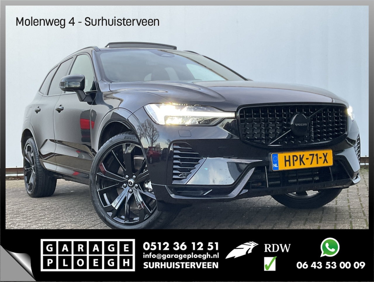 Volvo XC60 - 2.0 T8 456PK Plug-in hybrid AWD Ultra Black Edition Orig.NL Pano HUD Memory Carplay Trekha - AutoWereld.nl