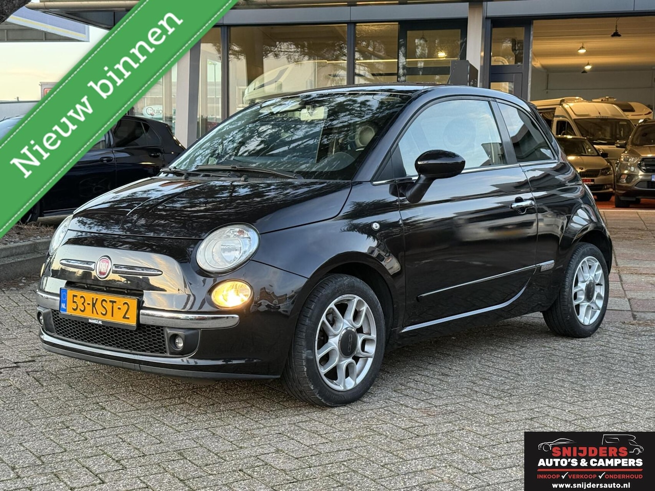 Fiat 500 - 1.2 Lounge automaat leder - AutoWereld.nl