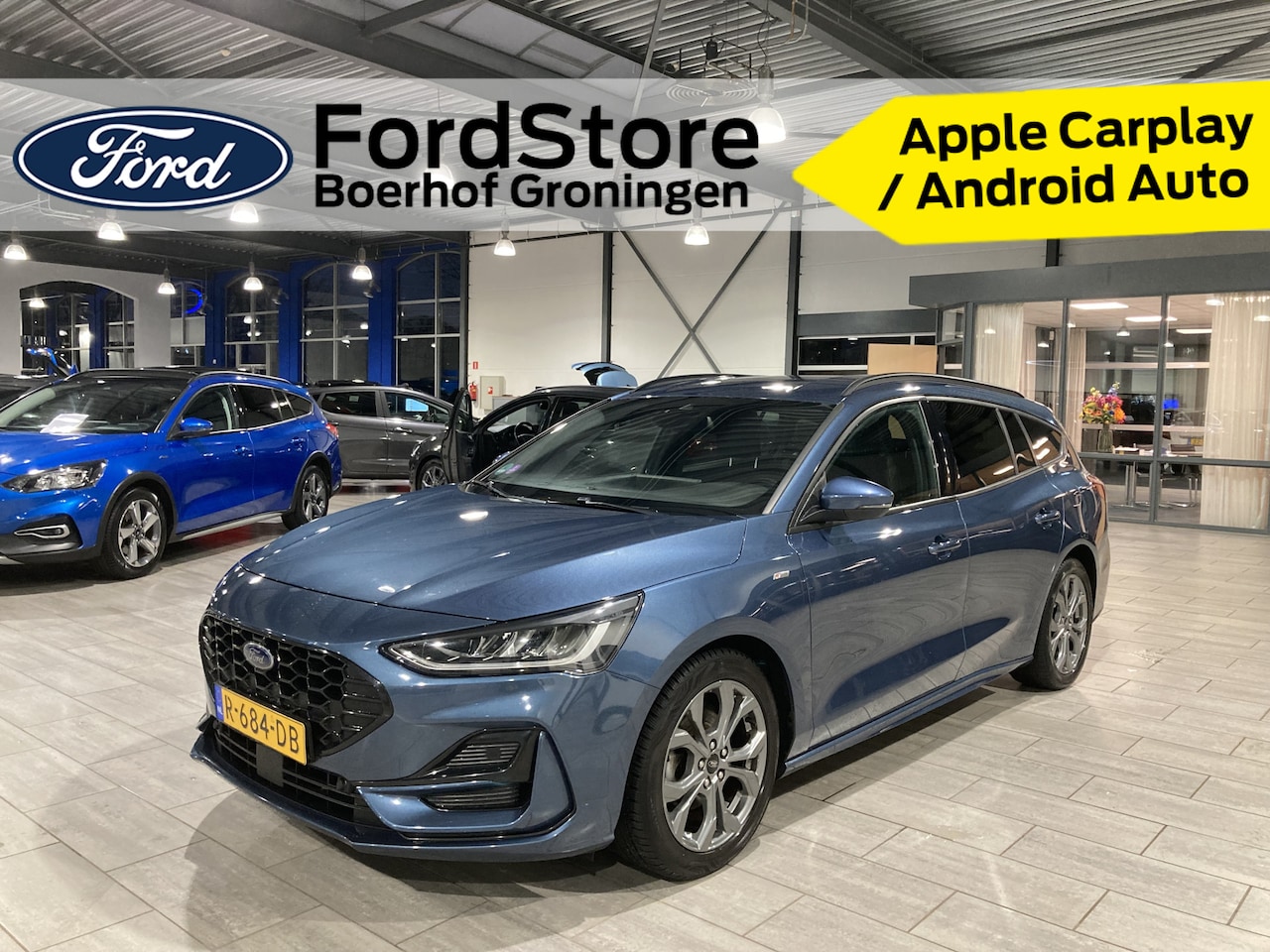 Ford Focus Wagon - EcoBoost 125pk Hybrid ST Line | All-Seasons | 100% Dealer onderhouden | LED | Clima | Crui - AutoWereld.nl