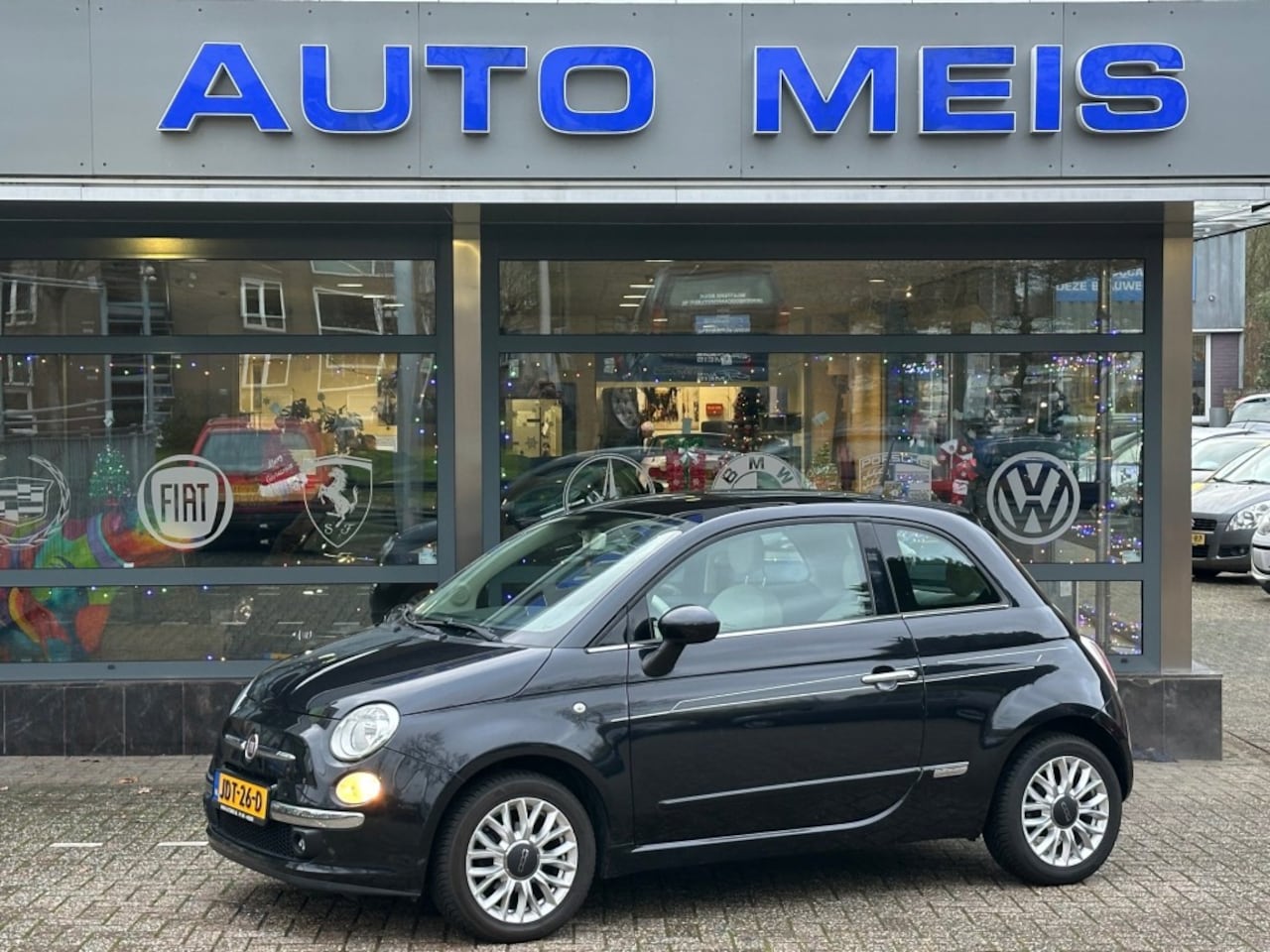 Fiat 500 - 1.2 LOUNGE Airco Telefoon Panorama Dak EL-Ramen - AutoWereld.nl