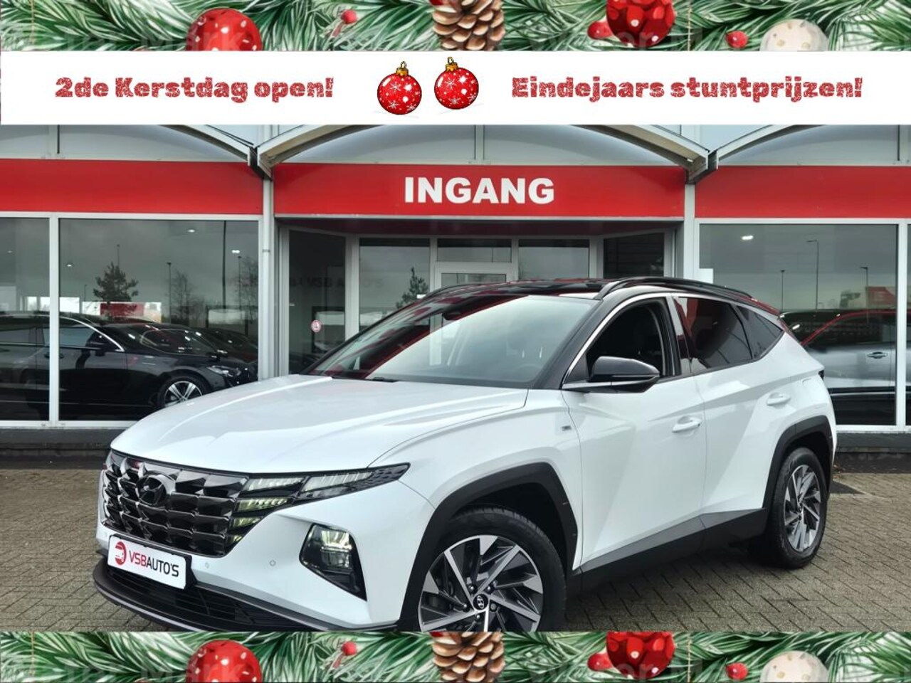 Hyundai Tucson - 1.6 T-GDI MHEV AUT. TWO-TONE LED NAVI CAMERA CARPLAY WINTER-PAKKET AIRCO LMV PDC - AutoWereld.nl