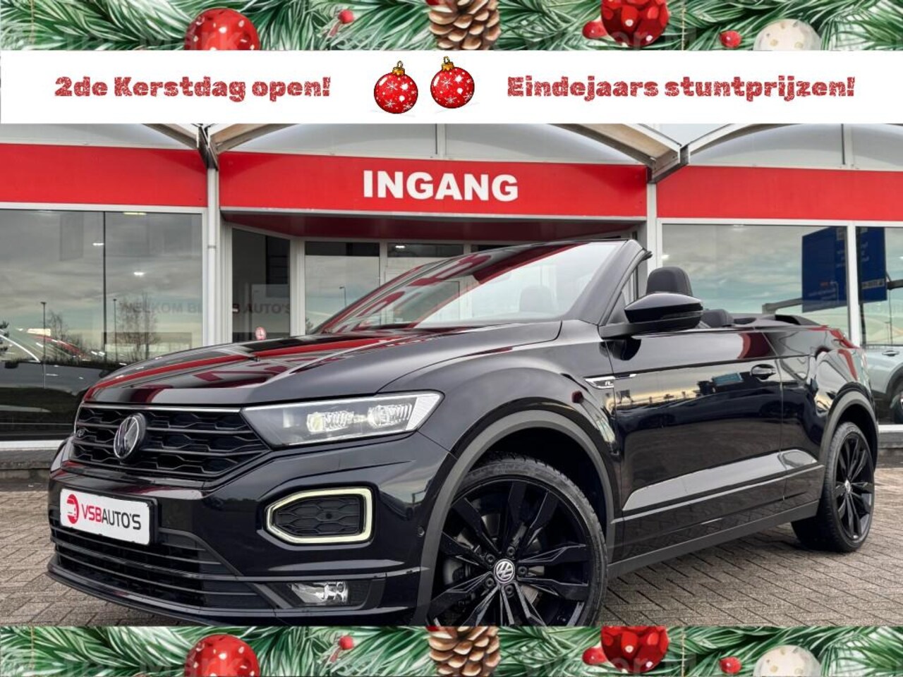 Volkswagen T-Roc Cabrio - 1.5 TSI 150PK ACT. AUT. 2X R-LINE LEER NAVI CAMERA CARPLAY AIRCO LMV PDC - AutoWereld.nl