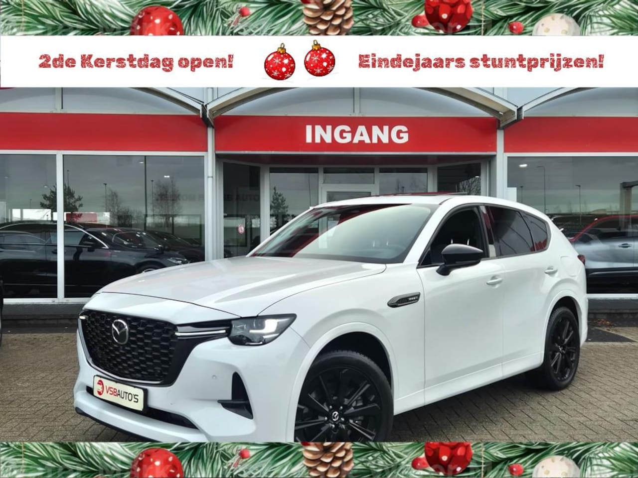 Mazda CX-60 - 2.5 e-SkyActiv PHEV AUT. 328PK HOMURA AWD LEER PANO-DAK NAVI CAMERA CARPLAY - AutoWereld.nl
