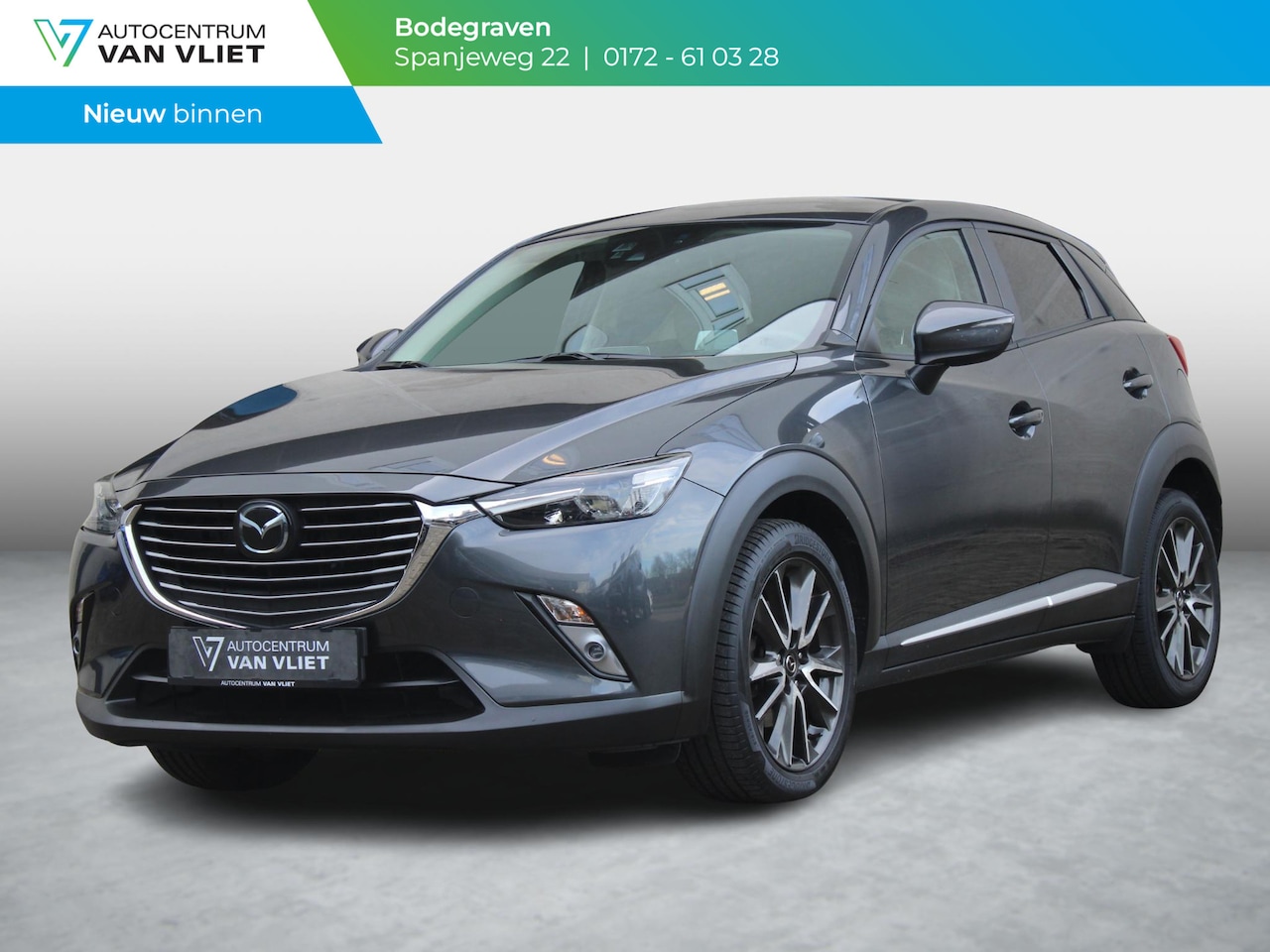 Mazda CX-3 - 2.0 SkyActiv-G 120 GT-M | LEDEREN BEKLEDING | NAVIGATIE | ACHTERUITRIJCAMERA | - AutoWereld.nl