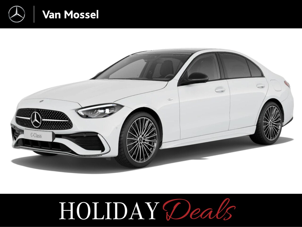 Mercedes-Benz C-klasse - 300 e Business Solution AMG Distronic - Stuurverwarming - 360 Graden Camera - Nightpakket - AutoWereld.nl