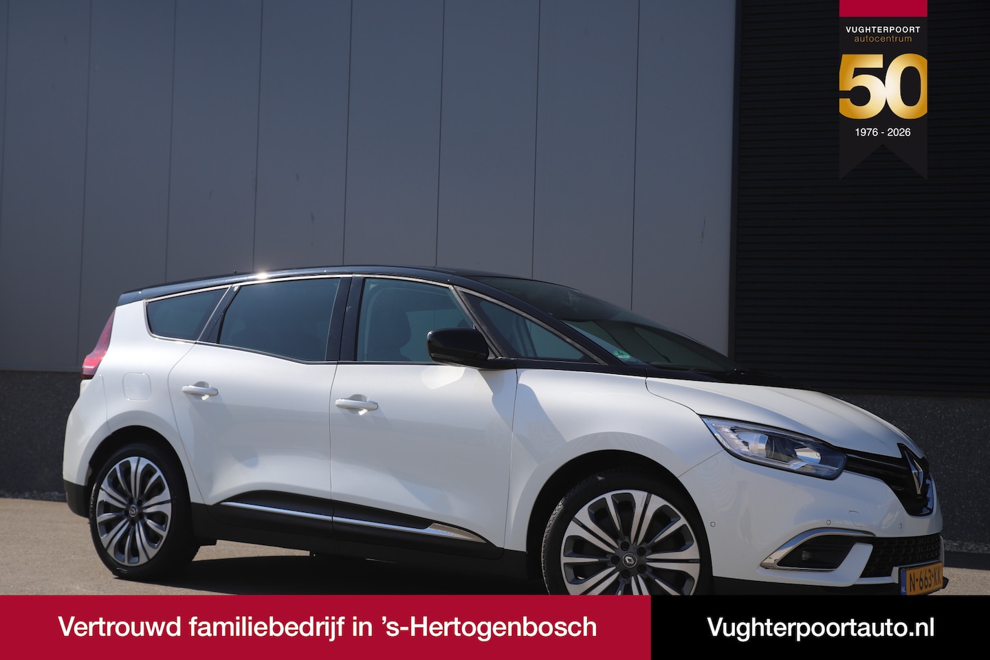 Renault Grand Scénic - 1.3 TCe 140pk /Automaat/7-persoons/Camera/Pearl white/Carplay - AutoWereld.nl