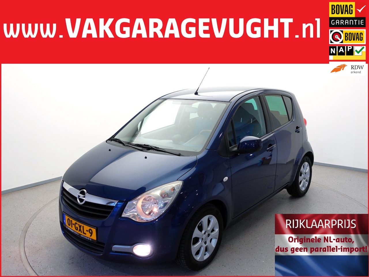 Opel Agila - 1.2i-16V 86pk AUTOMAAT 47dkm! Edition Style Pack - AutoWereld.nl