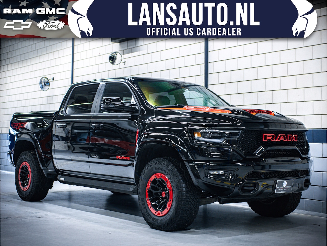 Dodge Ram 1500 - Ram 1500 TRX | 6.2L Supercharged | 850 PK! Black & Red Beast! - AutoWereld.nl