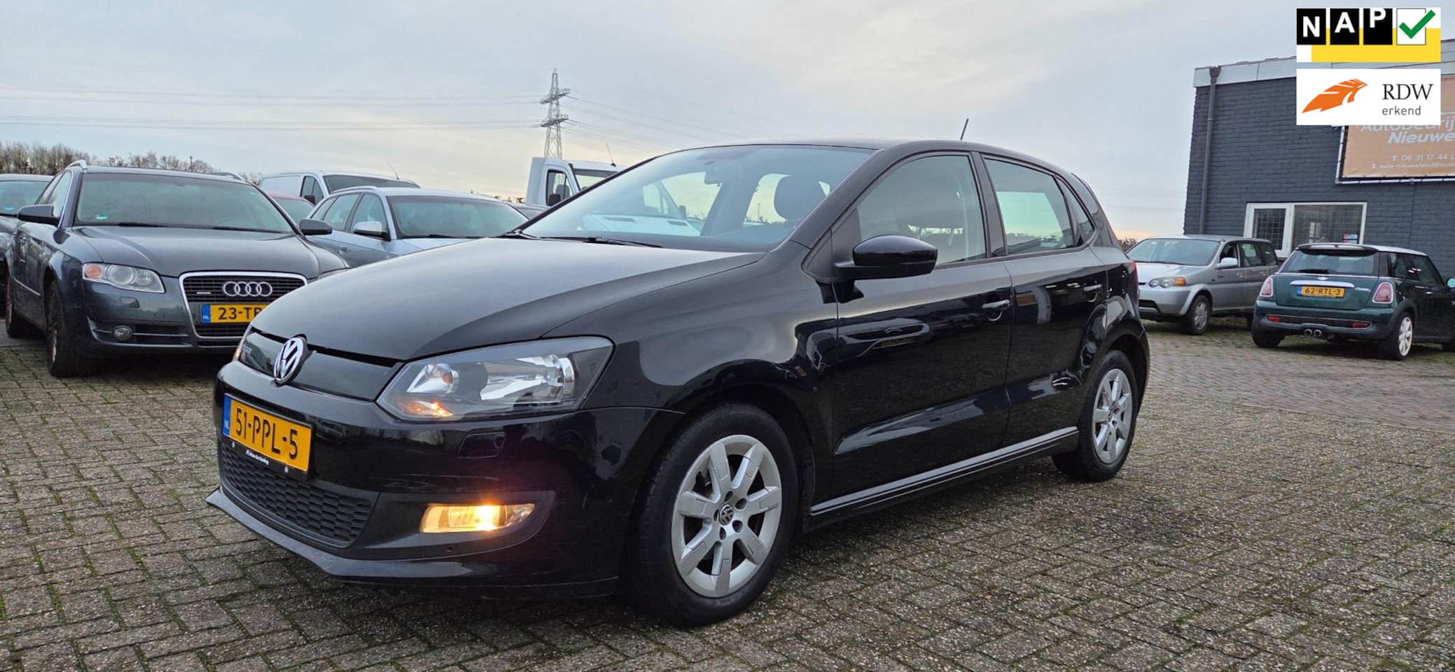 Volkswagen Polo - 1.2 TDI BlueMotion 1e Eigenaar Navi/Airco/Stoelverw/4×Elekr.rm/ Goed onderhouden 2x sleute - AutoWereld.nl