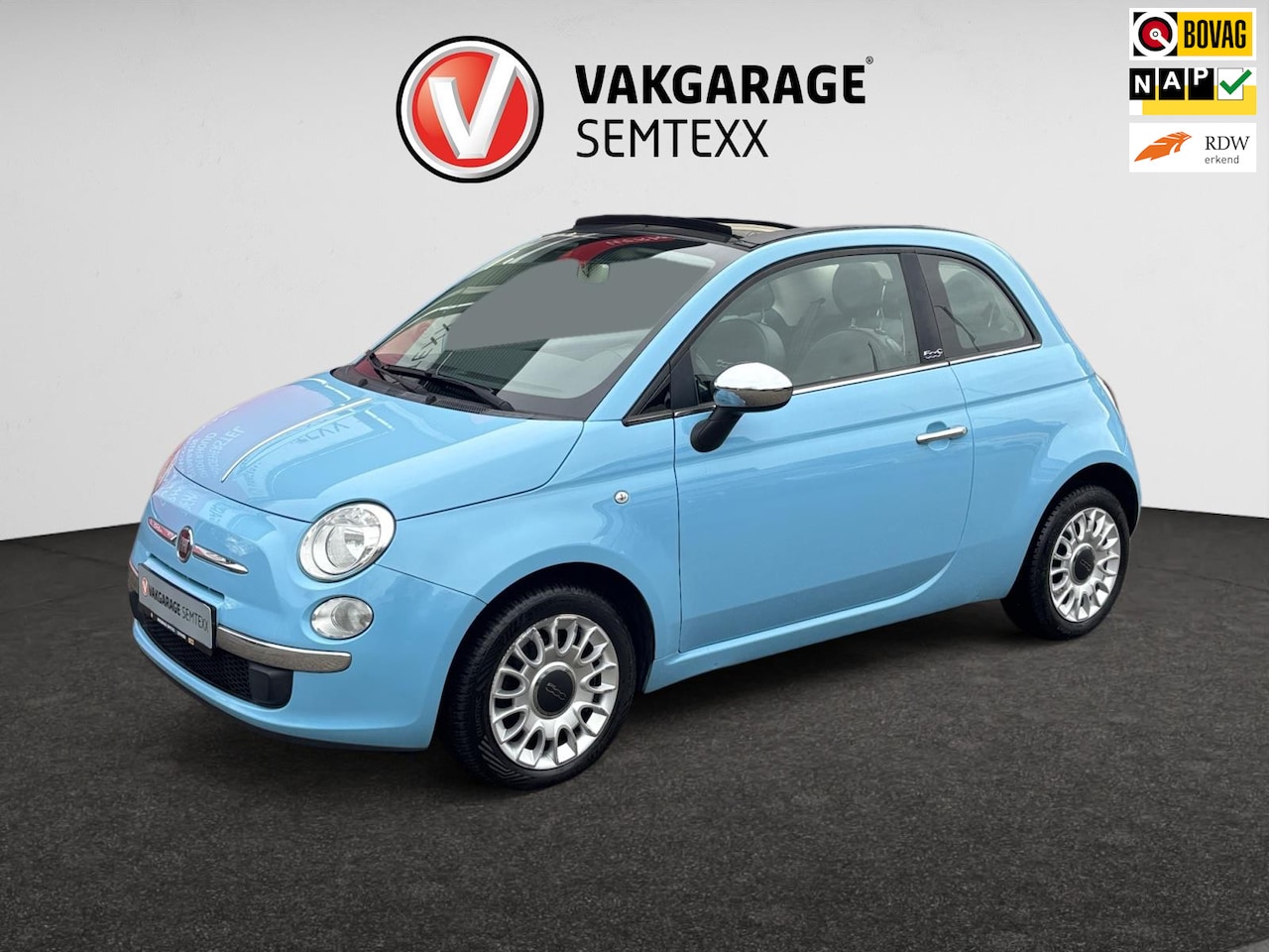 Fiat 500 C - 1.0 TwinAir Pop Cabrio | Airco | Radio/CD | Parkeersensoren Achterzijde | Orig. Nederlands - AutoWereld.nl