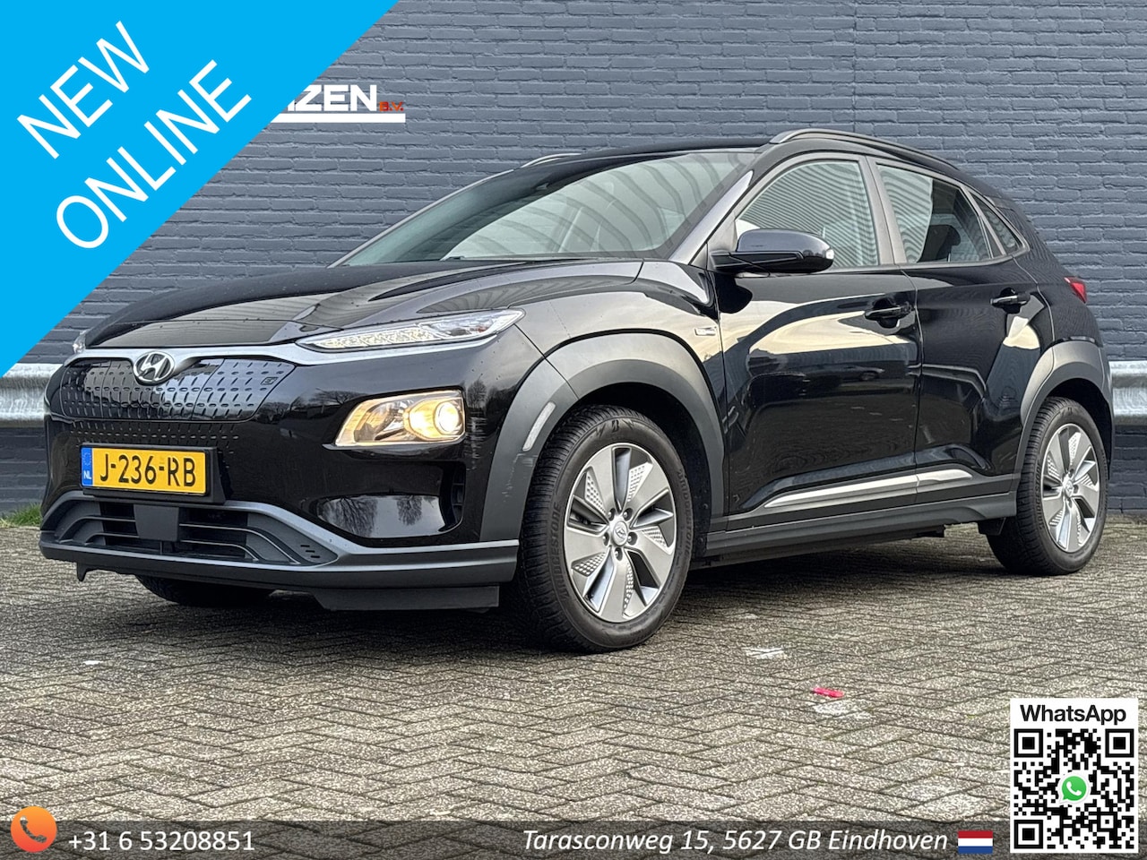 Hyundai Kona Electric - EV Comfort 64 kWh € 10.400 NETTO | Climate | Cruise | Navi | Camera | APK 11-2026 | - AutoWereld.nl