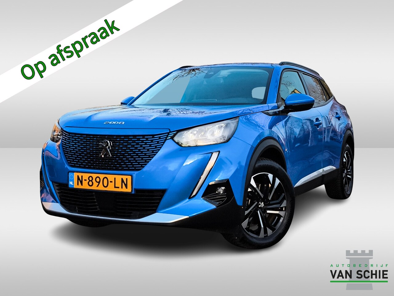 Peugeot e-2008 - EV Allure Pack 50 kWh 3-Fase 1e-Eig.& Dealer-Onderh. BOVAG-Garantie. NL-Auto. - AutoWereld.nl