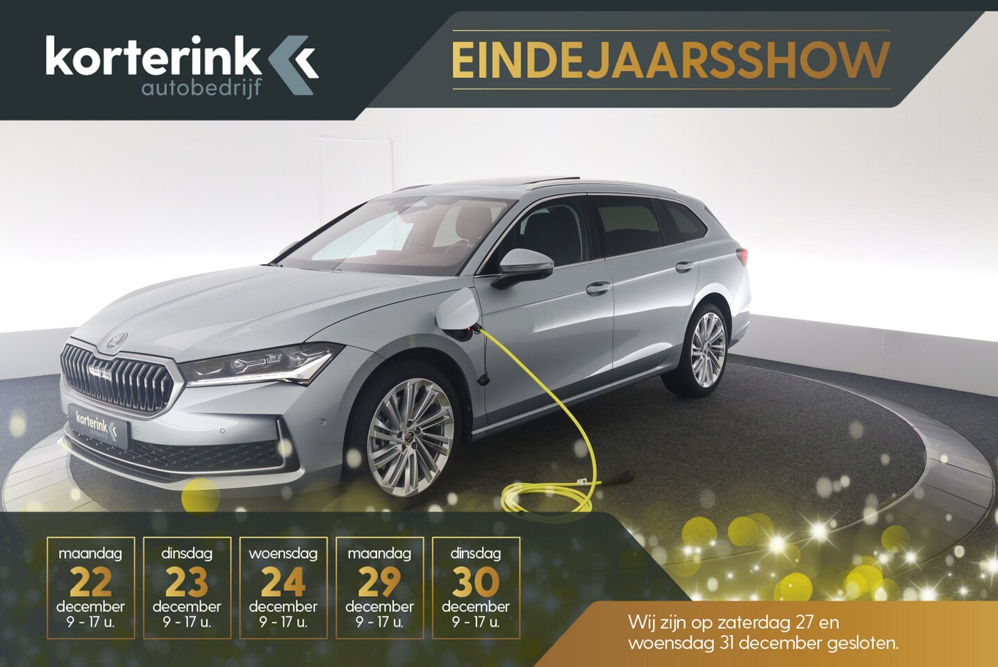 Skoda Superb Combi - 1.5 TSI iV PHEV Laurin & Klement | Trekhaak | Leer | Pano | Massage stoelen - AutoWereld.nl