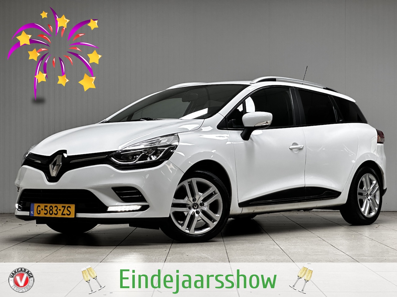Renault Clio Estate - 0.9 TCe Zen/ Apple + Android/ Navi/ Airco/ DAB+/ Cruise/ Elek. pakket/ Isofix/ Bluetooth/ - AutoWereld.nl