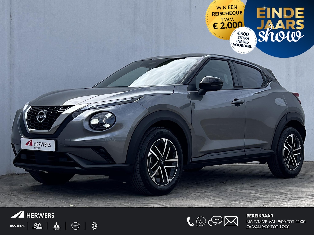 Nissan Juke - 1.0 DIG-T N-Connecta Automaat / Dealer onderhouden / Stuur-, stoel- en voorruitverwarming - AutoWereld.nl