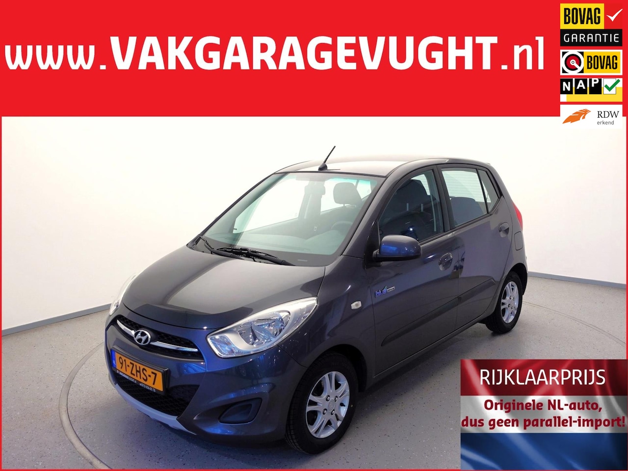 Hyundai i10 - 1.0i 69pk 5-zits 50dkm! "i-Drive Cool Pro" - AutoWereld.nl