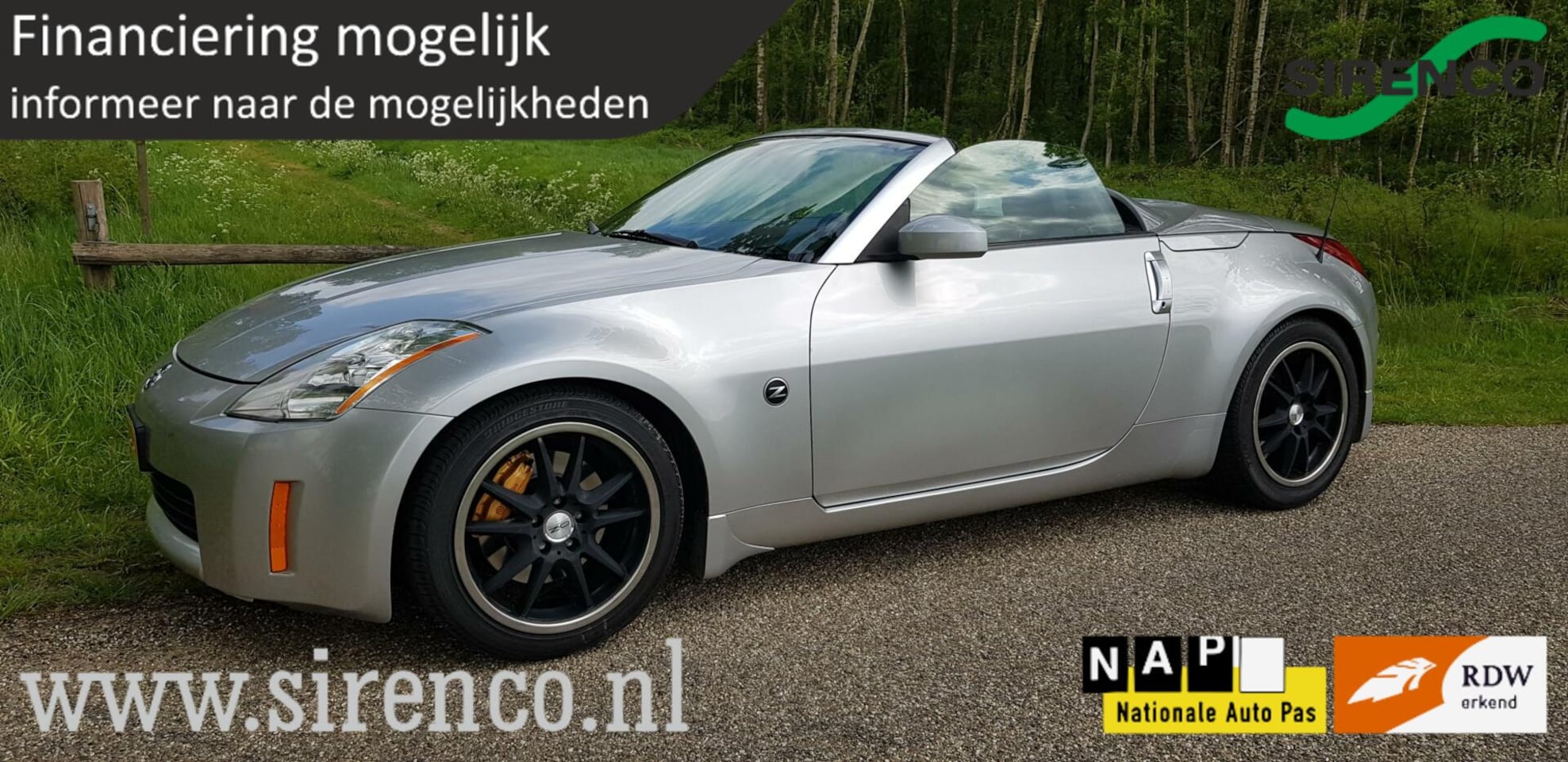 Nissan 350Z Roadster - 3.5 V6 280 PK leder navigatie zgan softtop elektrische kap stoelverwarming climate&cruise - AutoWereld.nl