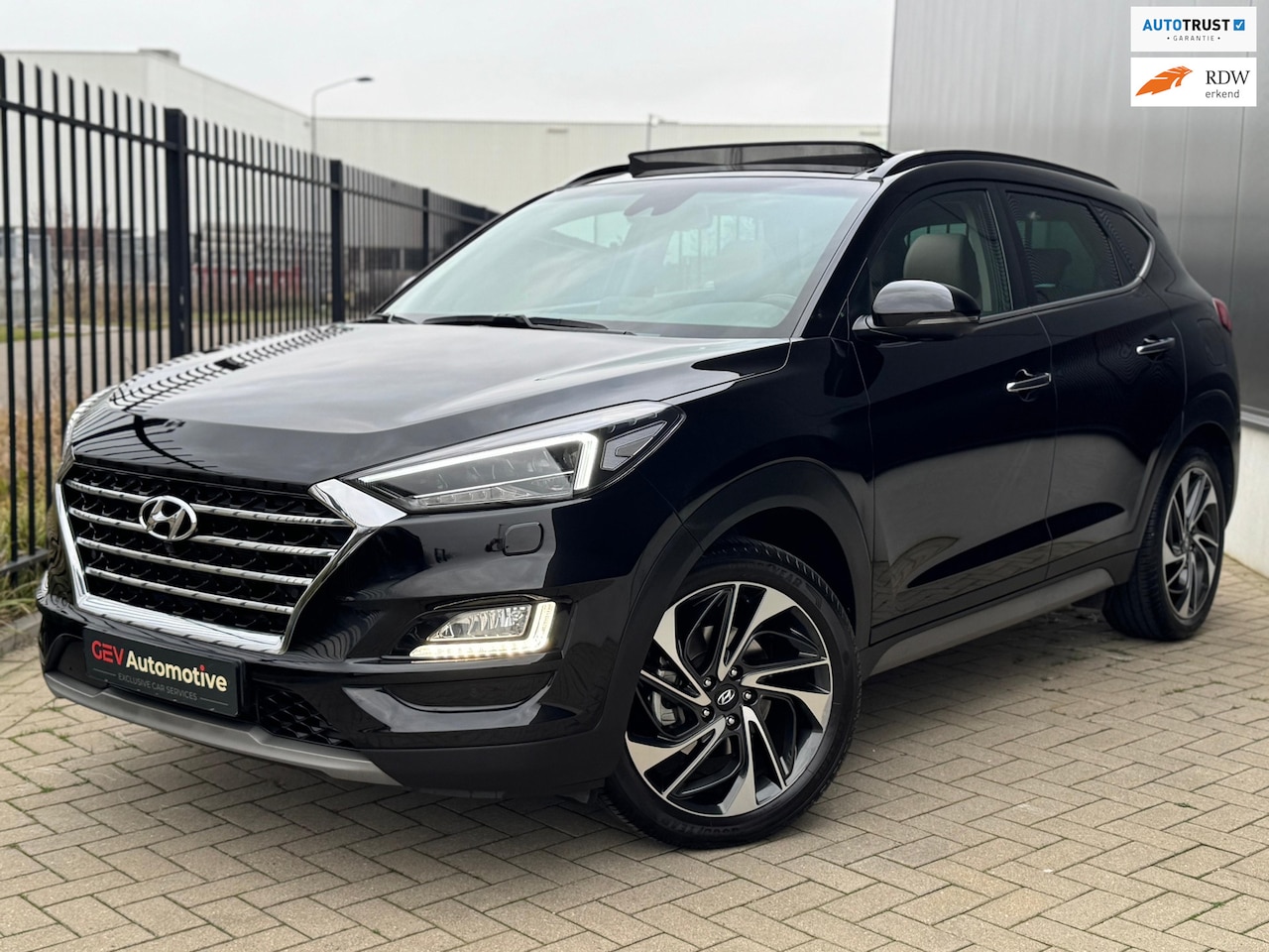 Hyundai Tucson - 1.6 T-GDI Premium Panodak Leer Trekhaak Keyless Krell - AutoWereld.nl