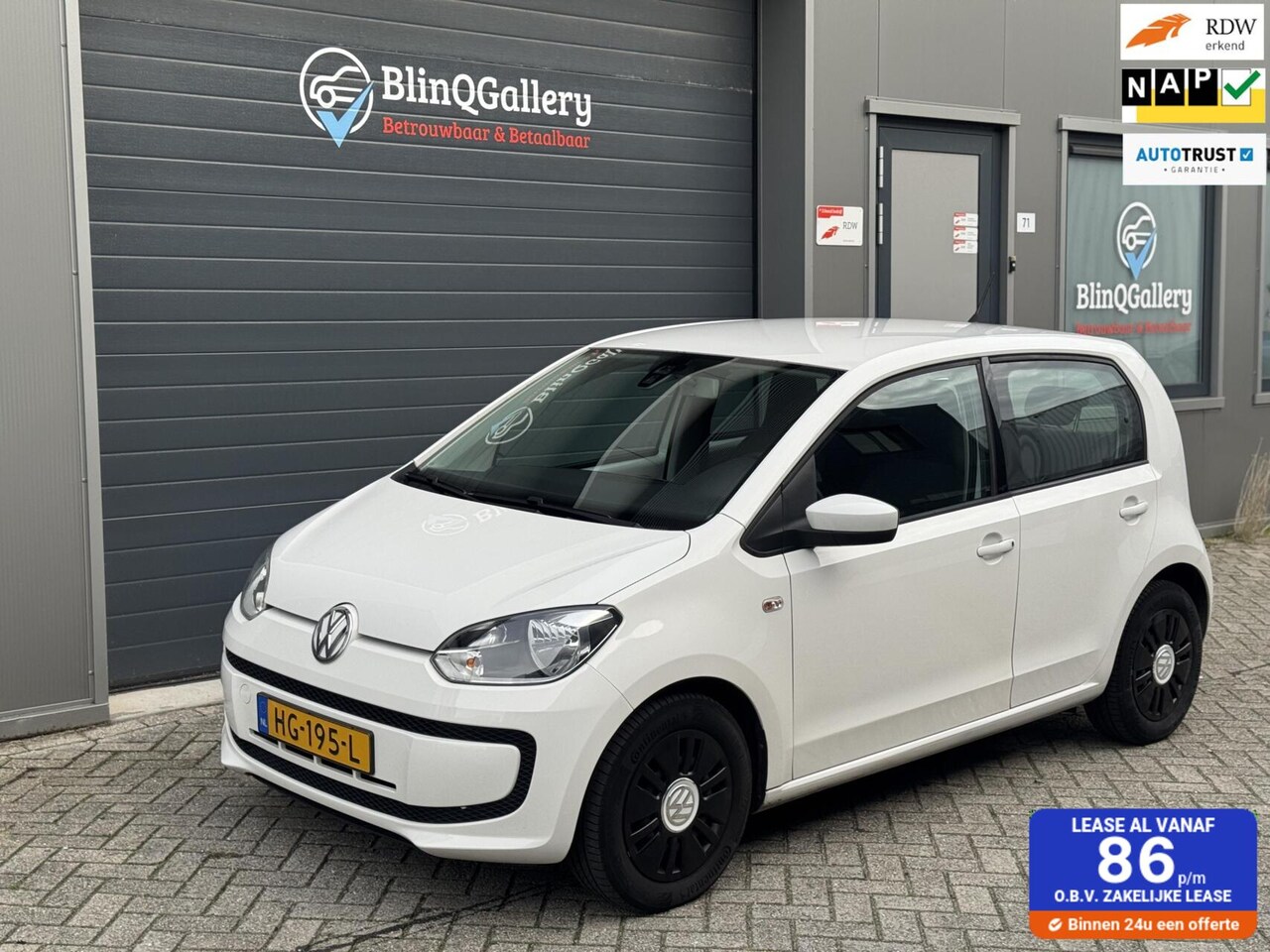 Volkswagen Up! - 1.0 move up! BlueMotion| Nw Apk| Onderhoud - AutoWereld.nl