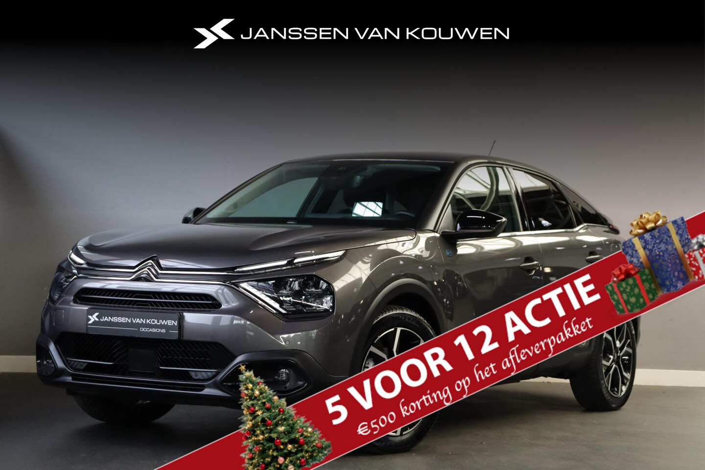 Citroën Ë-C4 - Shine 50 kWh / Leder / Stoel + Stuurverwarming / Carplay / Head-Up - AutoWereld.nl
