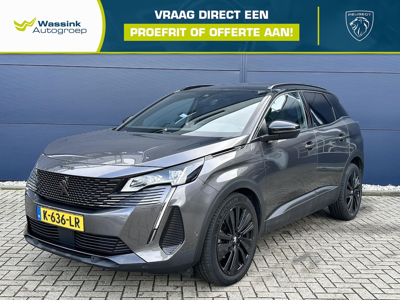 Peugeot 3008 - 1.6 PureTech 180pk Automaat Blue Lease GT | Afneembare Trekhaak | 1.500 Kg Trekgewicht | F - AutoWereld.nl