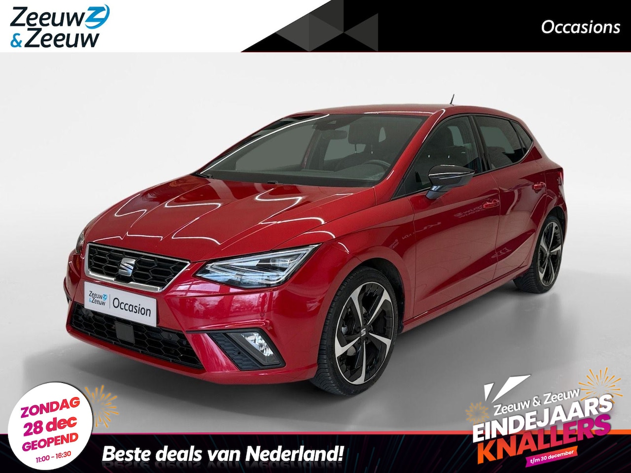SEAT Ibiza - 1.0 EcoTSI FR Business Intense | Cruise Control | Climate Control | Digitaal Cluster | Hal - AutoWereld.nl