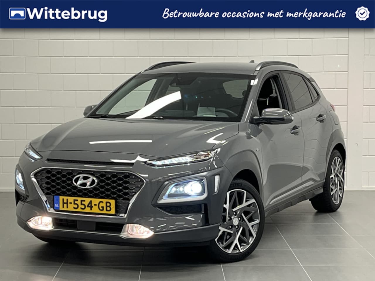 Hyundai Kona - 1.6 GDI HEV Premium VOL OPTIES + TREKHAAK !! - AutoWereld.nl