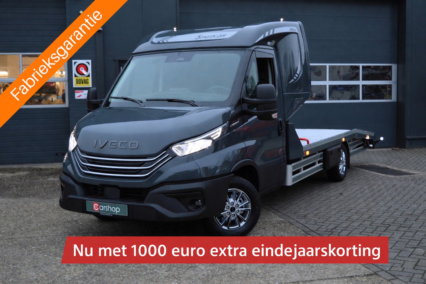 Iveco Daily - 35S210 Hi-Matic Nieuw model 2025 Autotransporter met Slaapcabine en originele luchtvering - AutoWereld.nl