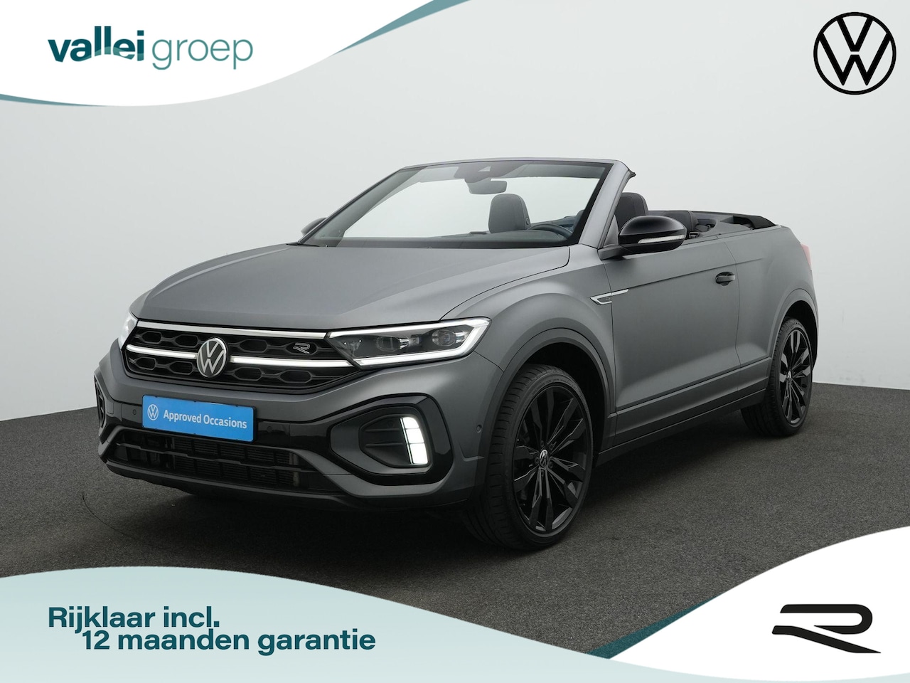Volkswagen T-Roc Cabrio - 1.5 TSI 150 pk DSG R-Line Edition Grey | Trekhaak | Leder | Navigatie Discover Pro | Beats - AutoWereld.nl