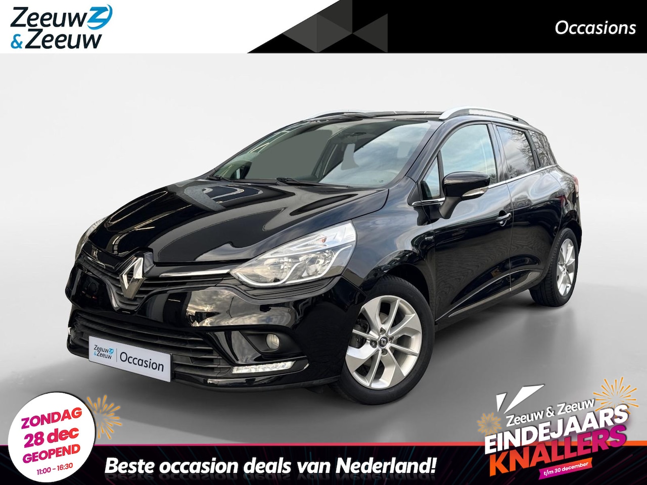Renault Clio Estate - 0.9 TCe Limited LAGE KM STAND! | PDC | AIRCO | 12 Maanden garantie! - AutoWereld.nl