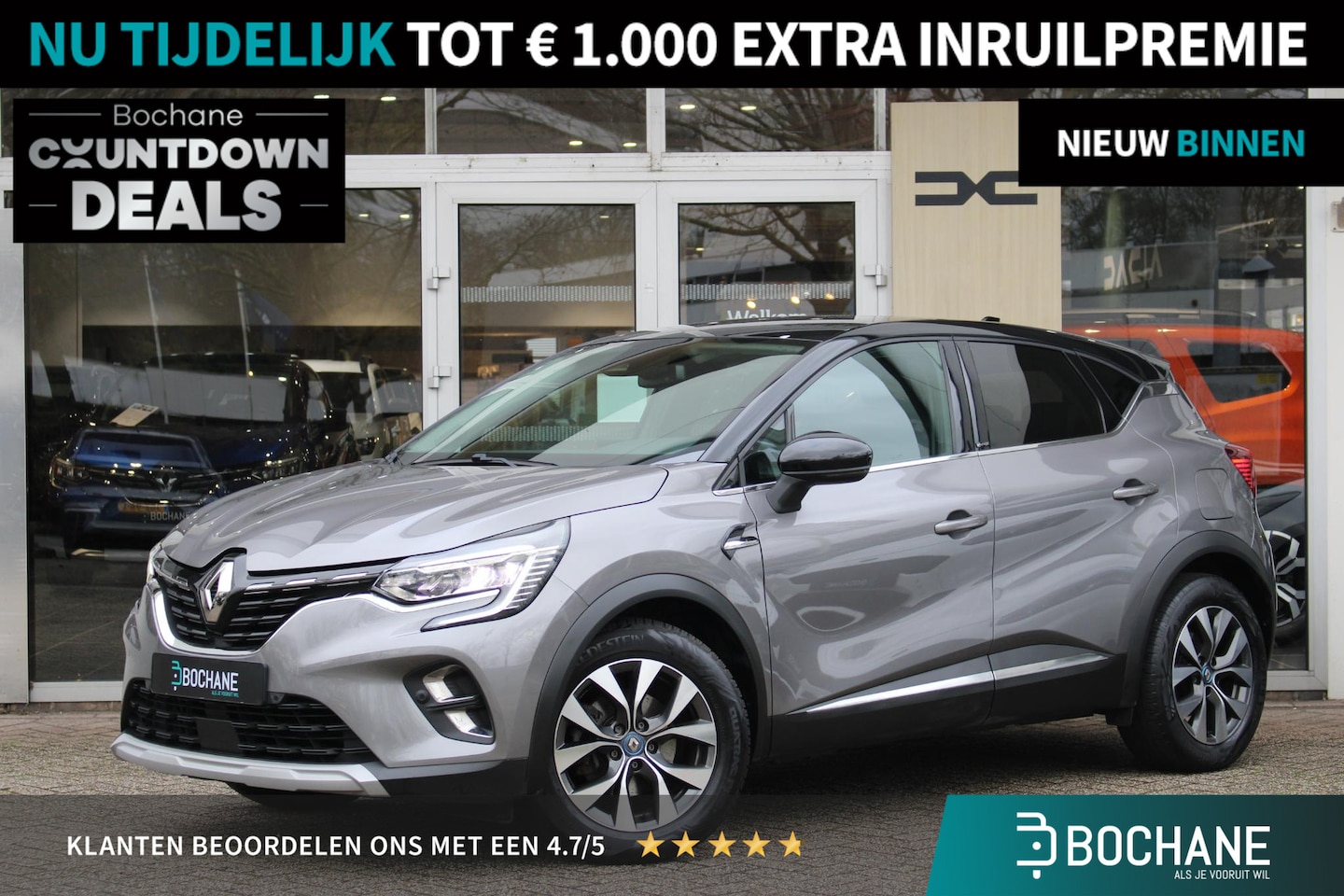 Renault Captur - 1.6 E-Tech Plug-in Hybrid 160 Business | Achteruitrij camera | Parkeersensoren voor en ach - AutoWereld.nl