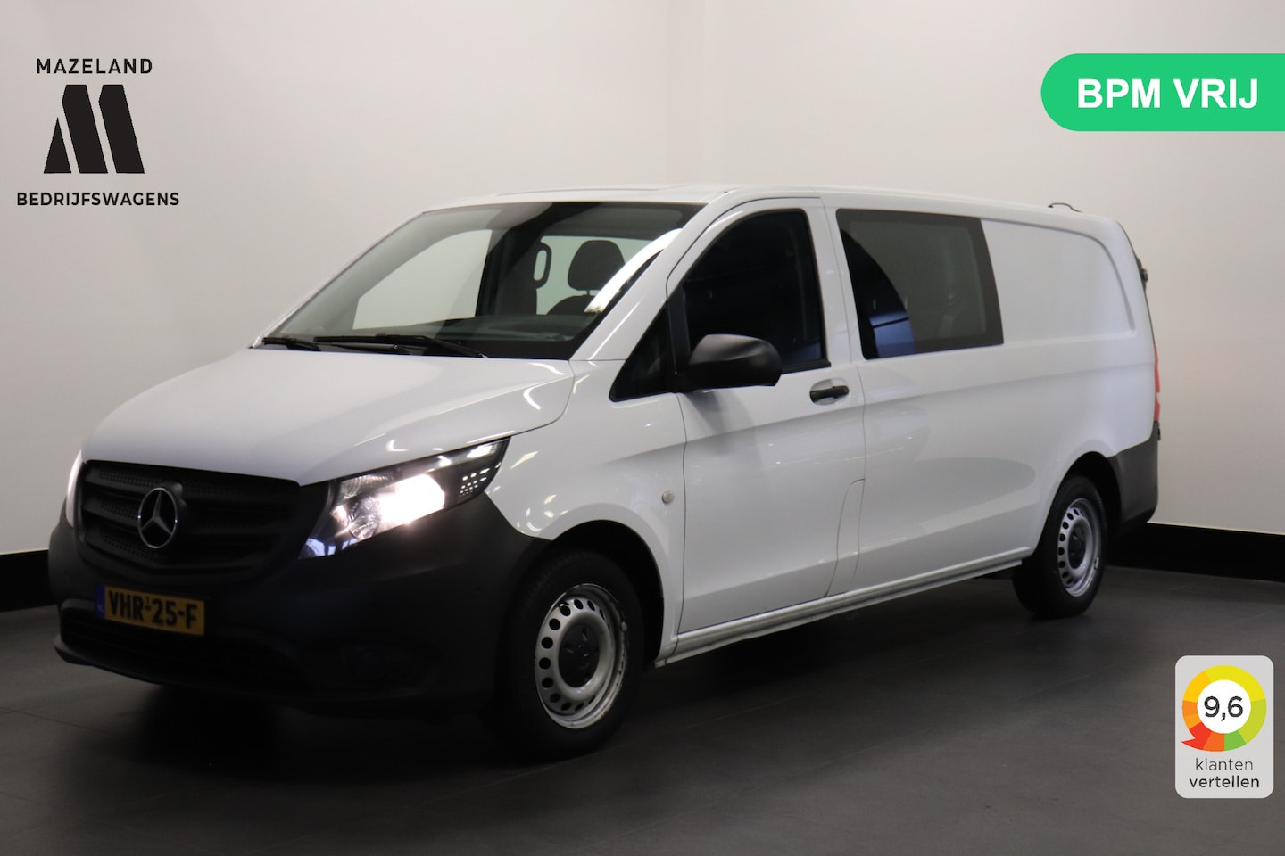 Mercedes-Benz Vito - 114 CDI Automaat XL Dubbele Cabine EURO 6 - Airco - Navi - Cruise - €17.950,- Excl. - AutoWereld.nl