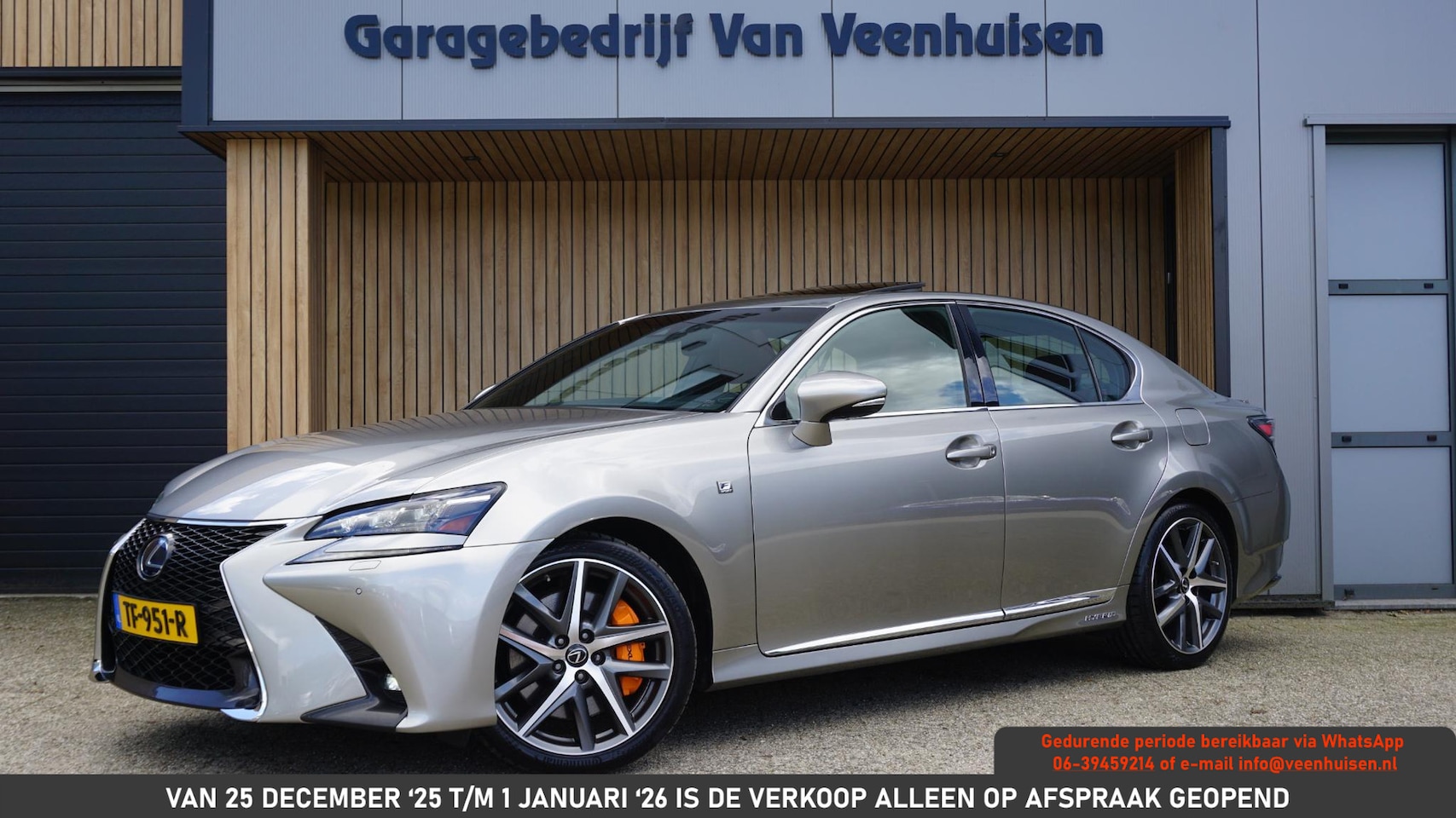 Lexus GS - 450h 345pk F-Sport Line Schuif/kanteldak Head-up Leder Stoelventilatie Keyless *1e Eigenaa - AutoWereld.nl