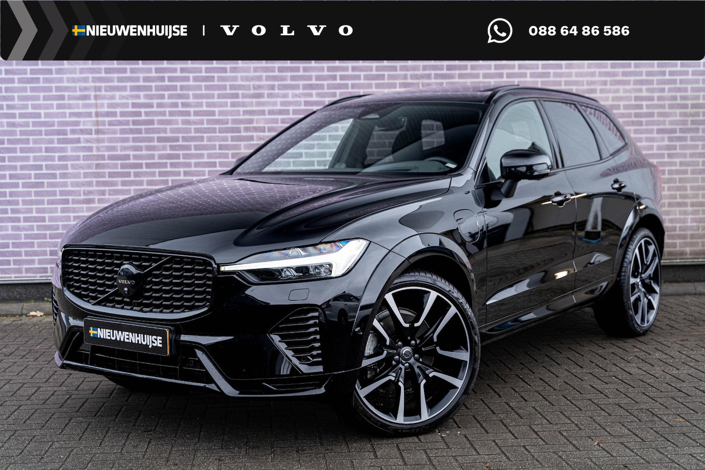 Volvo XC60 - 2.0 T6 Plug-in hybrid AWD Plus Black Edition | Bowers & Wilkins audio | Stoel-/Stuuverwarm - AutoWereld.nl