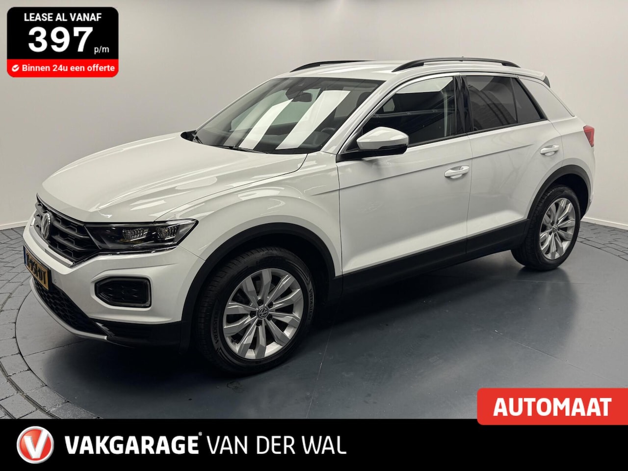 Volkswagen T-Roc - 2.0 TSi Automaat 4Motion Sport Trekhaak-Carplay-Airco-Adapt.Cr.contr-Parkeersensoren-Lm17' - AutoWereld.nl
