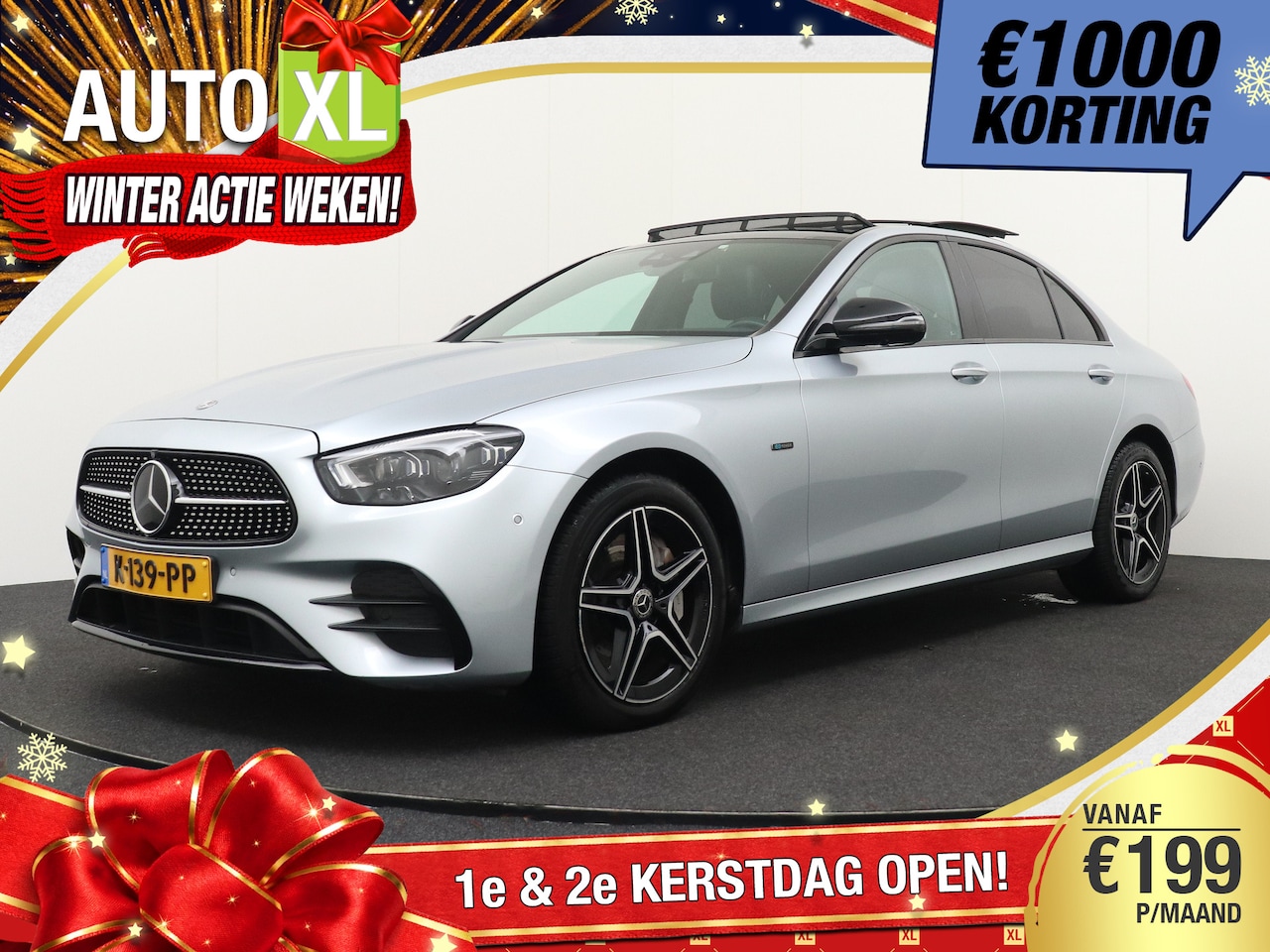 Mercedes-Benz E-klasse - 300de 318PK AMG Night-Pakket Pano-Dak Full-Options 1k - AutoWereld.nl