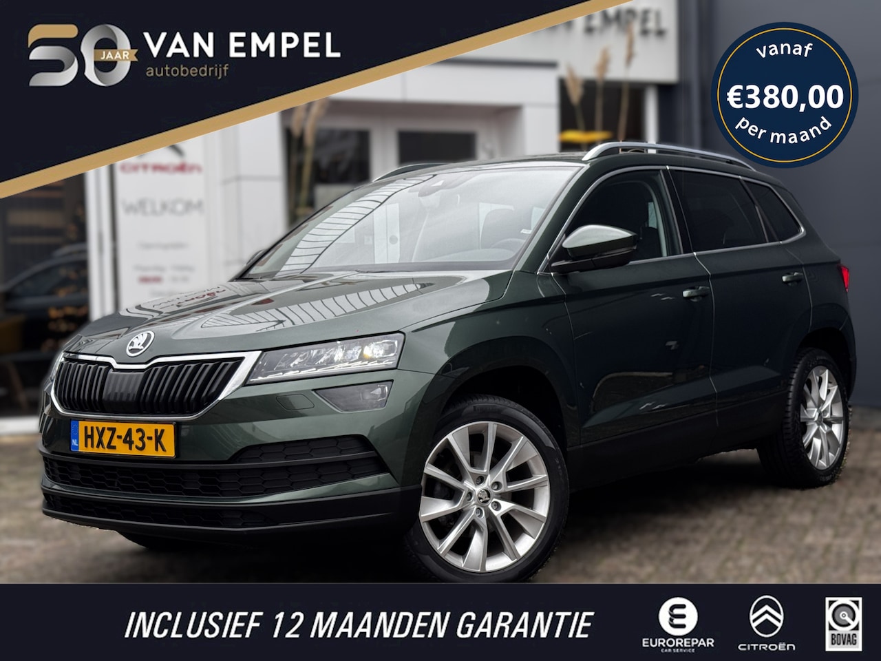 Skoda Karoq - 1.5 TSI ACT Sportline Business | 150 PK | Automaat | Trekhaak | Adaptive Cruise | Climate - AutoWereld.nl