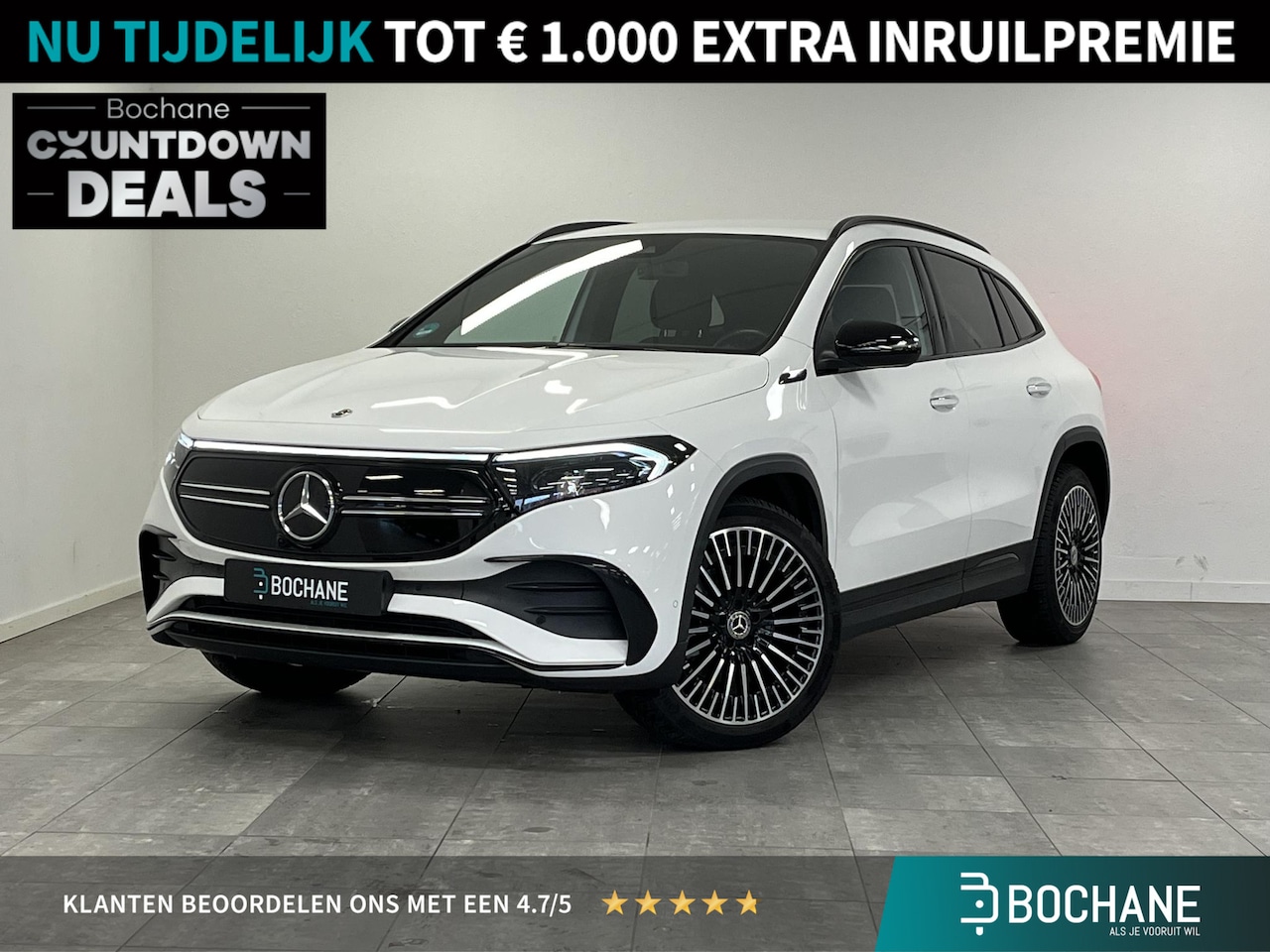 Mercedes-Benz EQA - 250 AMG-Line 67 kWh | soH 97% | Burmester | Nightpakket | El. verstelbare stoelen met gehe - AutoWereld.nl