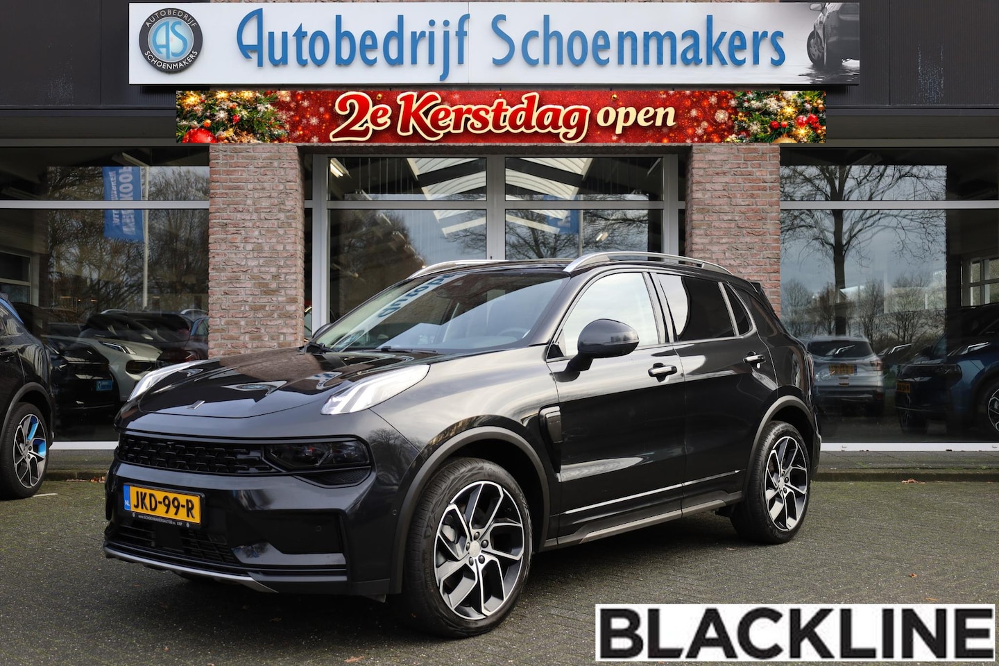 Lynk & Co 01 - 1.5 261PK! 6.6Kwh LADEN! BLACKLINE! 360-CAMERA PANO/SCHUIF INFINITY DAB NAVI CARPLAY STOEL - AutoWereld.nl