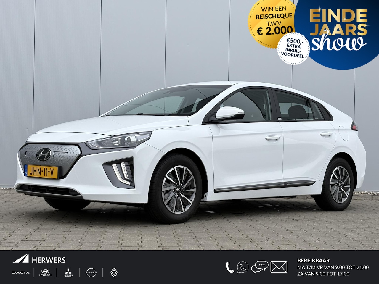 Hyundai IONIQ - Comfort EV 38 kWh / Fabrieksgarantie tot 1/2027 / SOH 100% / Stoel-Stuurverwarming / Apple - AutoWereld.nl