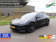 Tesla Model 3 - Performance AWD 75 kWh facelift warmtepomp 462 pk black on black