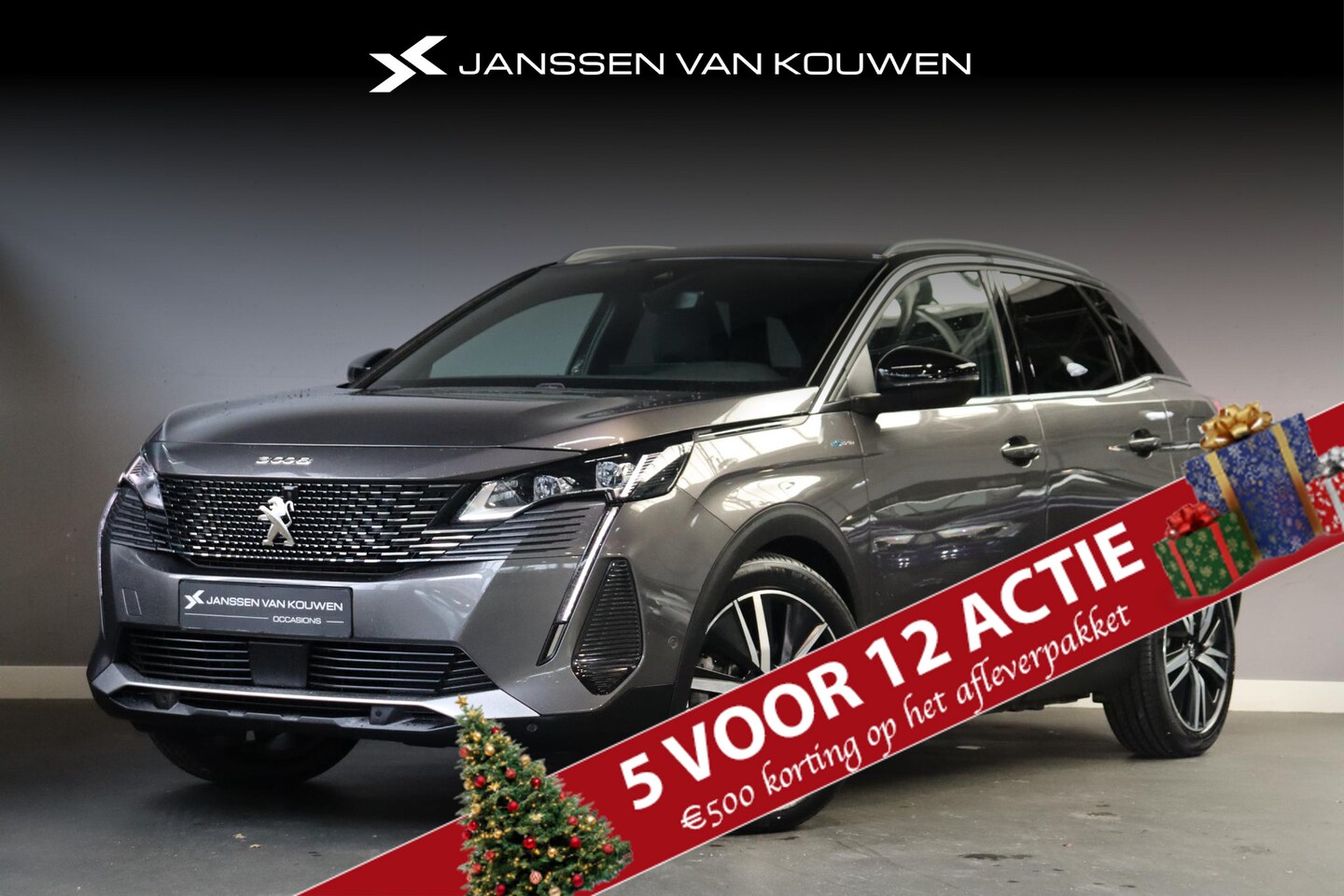Peugeot 3008 - 1.6 HYbrid 225 GT Pack SOH 95% Afneembare Trekhaak FOCAL Stoelverwarming Alcantara - AutoWereld.nl
