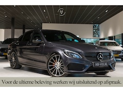Mercedes-Benz C-klasse - 200 AMG Leder|Carbon|Burmester|20"|ILS|Comand|Sfeerverlichting|Memory|Volledige historie
