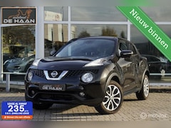 Nissan Juke - ELEKTRISCH GLAZEN PANORAMADAK LEDEREN INT FULL OPTIONS TEKNA AUT. 1.6 DIG-T NAVI PANO